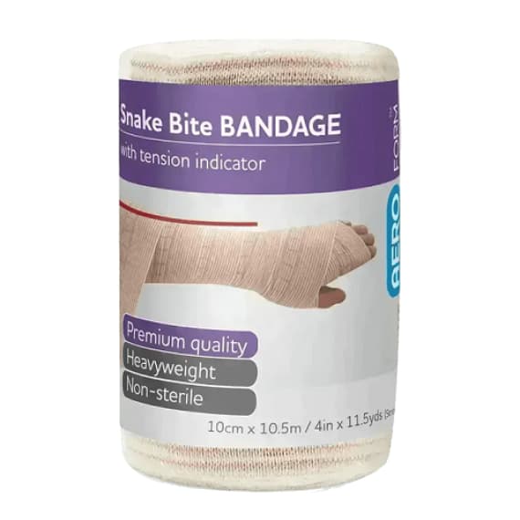 Aeroform Snake Bite Bandage with Indicator 10cm x 10.5M Wrap