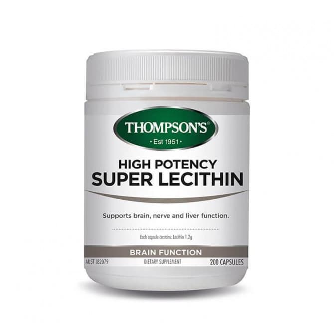 Buy Thompsons High Potency Super Lecithin 200 Capsules Online Chempro Chemists